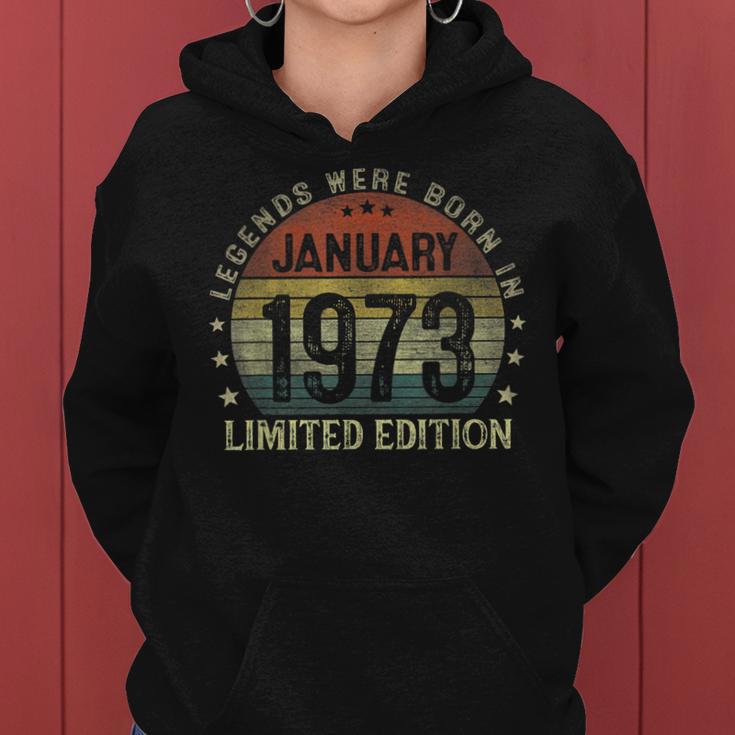 Legenden Wurden Im Januar 1973 Geschenk 50 Geburtstag Mann V5 Frauen Hoodie