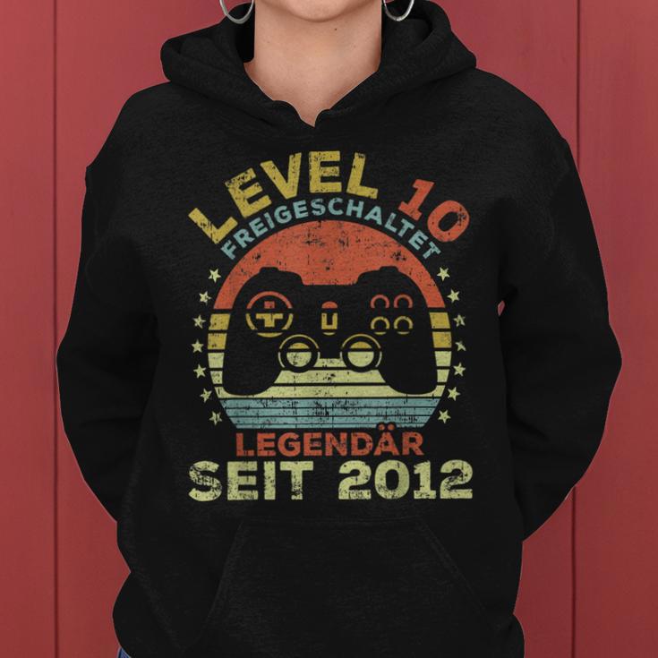 Level 10 Freigeschaltet Legendär Seit 2012 10 Geburtstag Frauen Hoodie