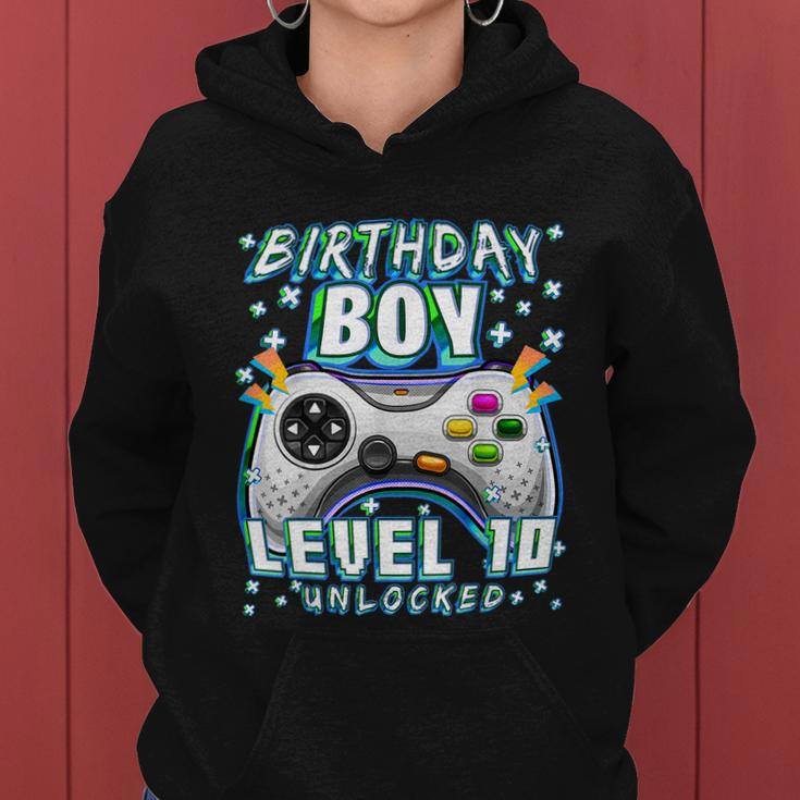 Level 10 Unlocked Video Game 10Th Birthday Gamer Boys Tshirt Women Hoodie