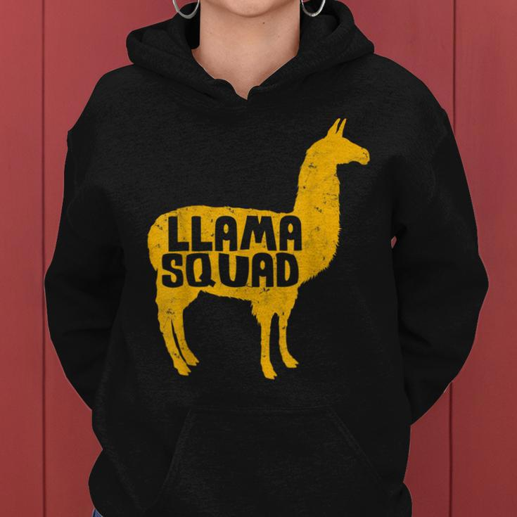 Llama Squad For Boys Girls & Adults Who Love Llamas Women Hoodie