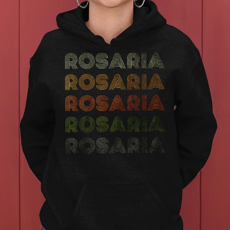 Love Heart Rosaria GrungeVintage-Stil Schwarz Rosaria Frauen Hoodie