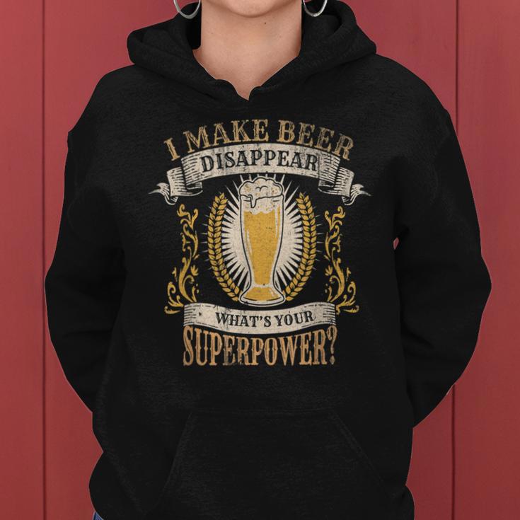 Lustig Dass Ich Bier Verschwinden Lasse Frauen Hoodie