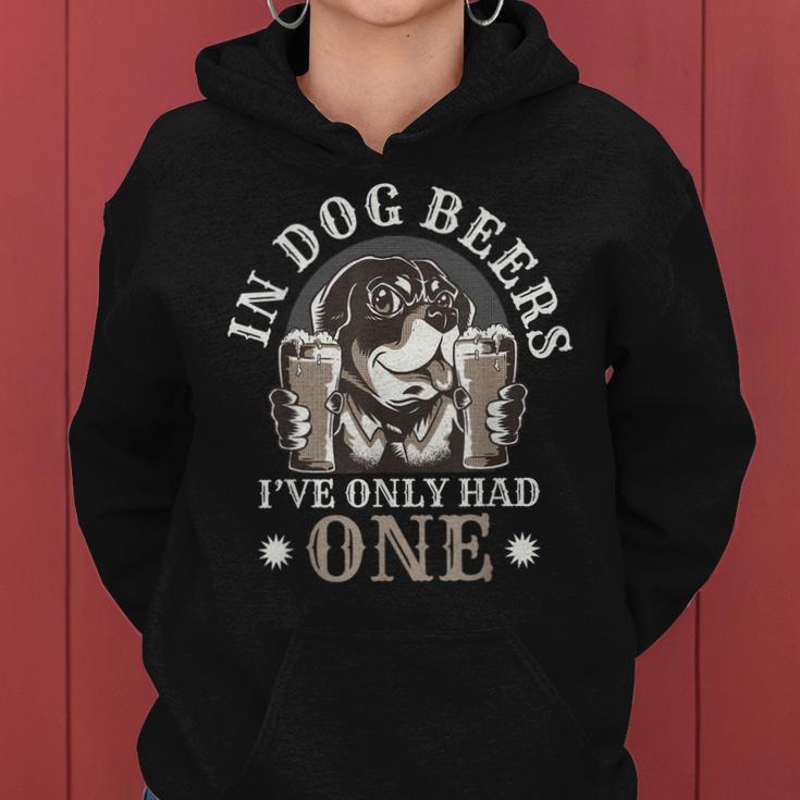 Lustig In Hundebier Das Ich Nur Getrunken Habe Frauen Hoodie