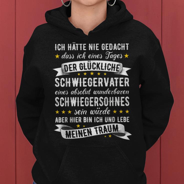 Lustiges Schwiegervater Geschenk Schwiegersohn Spruch Frauen Hoodie