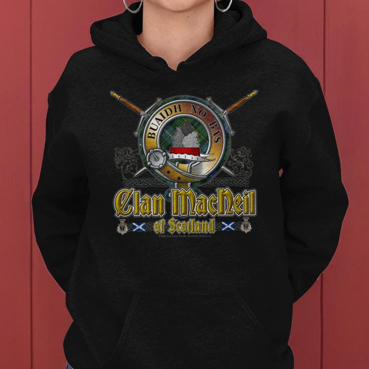 Macneil Barra Clan Badge Women Hoodie