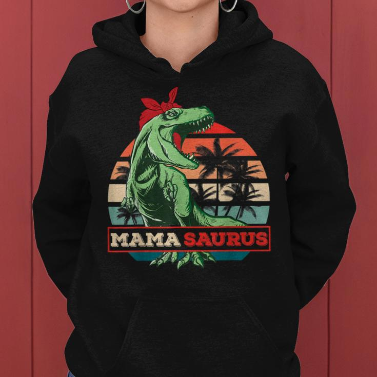 Mamasaurus T-Rex Dinosaur Funny Mama Saurus Family Mothers Women Hoodie