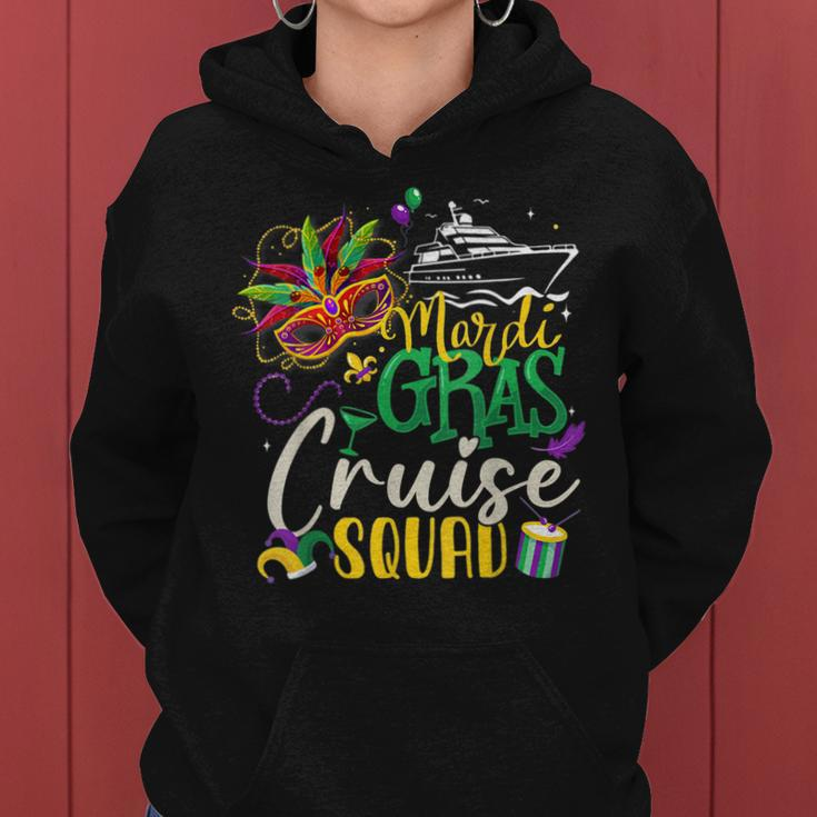 Mardi Gras Cruise Squad 2023 Matching Group Family Vacation V7 Women Hoodie