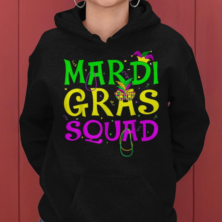 Mardi Gras Squad Party Costume Outfit Funny Mardi Gras V2 Women Hoodie