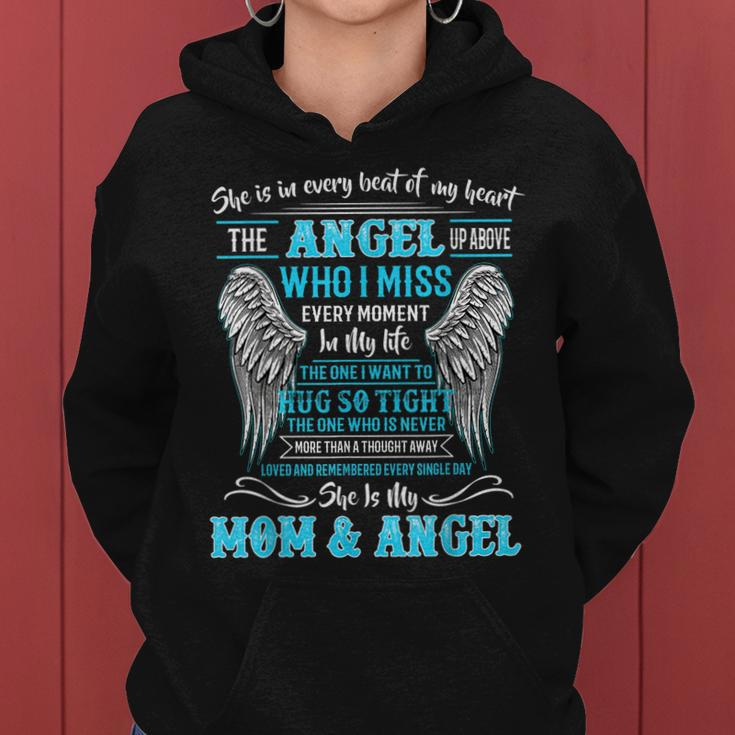 Memory Of Parents In Heaven Gift For Daughter Son Loss Mom Women Hoodie