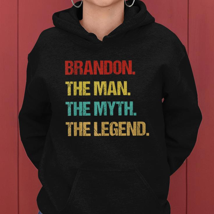 Mens Brandon The Man The Myth The Legend V2 Women Hoodie