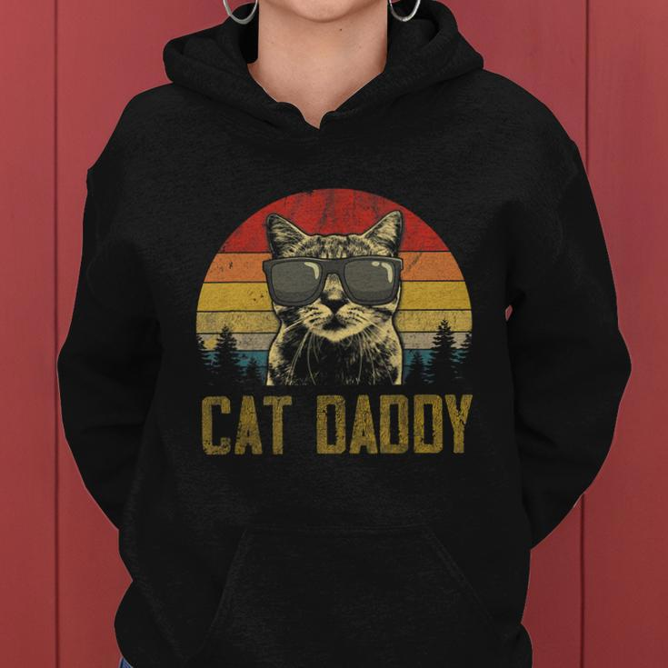 Mens Vintage Cat Daddy Fathers Day Shirt Funny Cat Lover Tshirt Women Hoodie