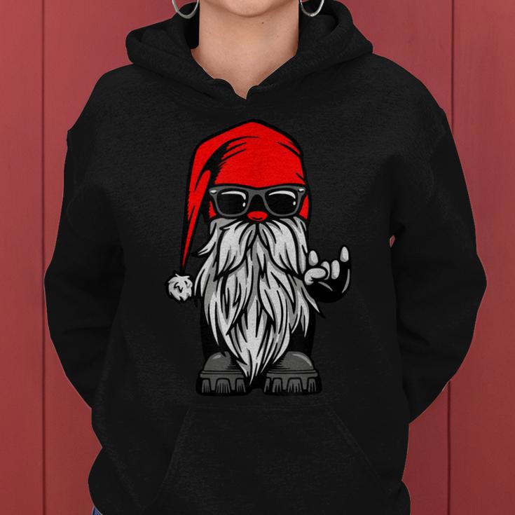 Merry Bikemas Biker Rocker Motorradfahrer Weihnachten Fest Frauen Hoodie