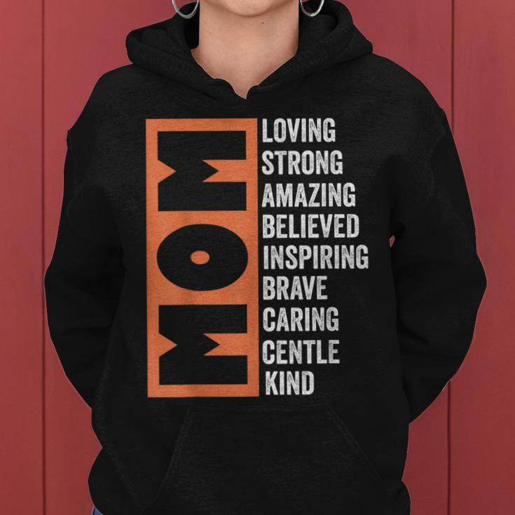 Mom Loving Strong Amazing Best Mom Ever Mothers Day Women Women Hoodie