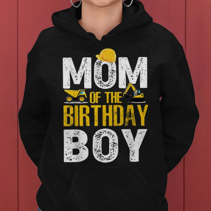 Mom Of The Bday Boy Construction Bday Party Hat Men Women Hoodie