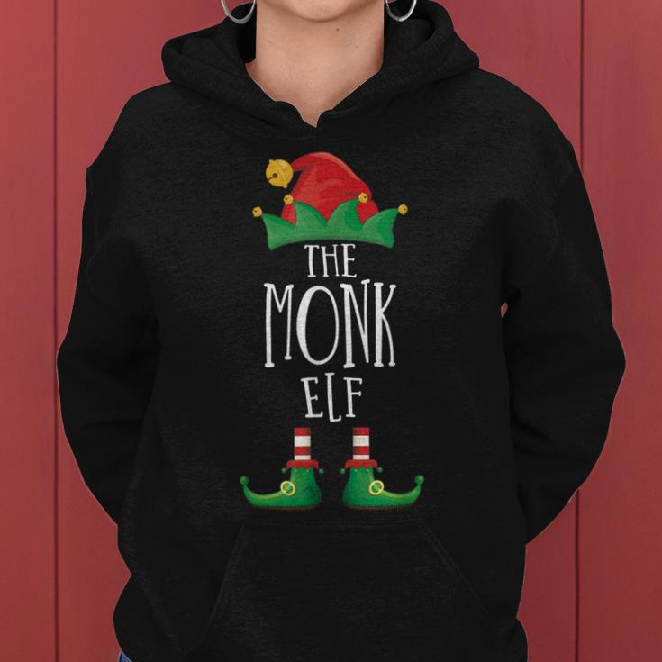 Mönch Elf Familie Passender Pyjama Weihnachten Gamer Elf Frauen Hoodie