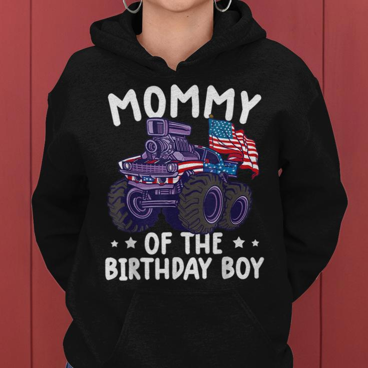 Monster Truck Matching Mama Des Geburtstagskindes Frauen Hoodie