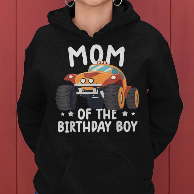 Monster Truck Passende Mutter Des Geburtstagskindes Frauen Hoodie