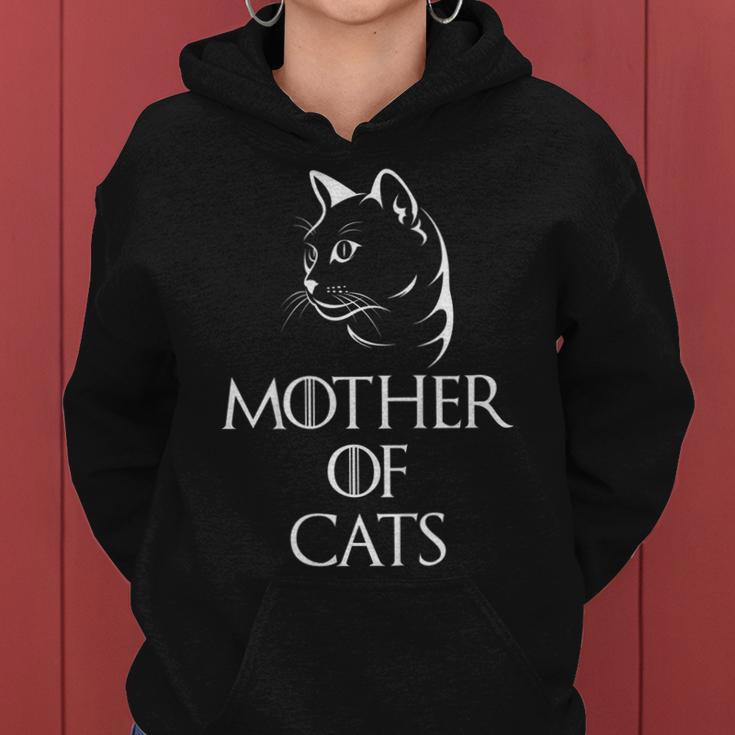 Mother Of Cats Funny Cat Lover Mothers Day Gift Tee Women Hoodie