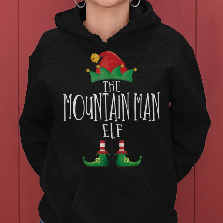 Mountain Man Elf Familie Passender Pyjama Weihnachten Elf Frauen Hoodie