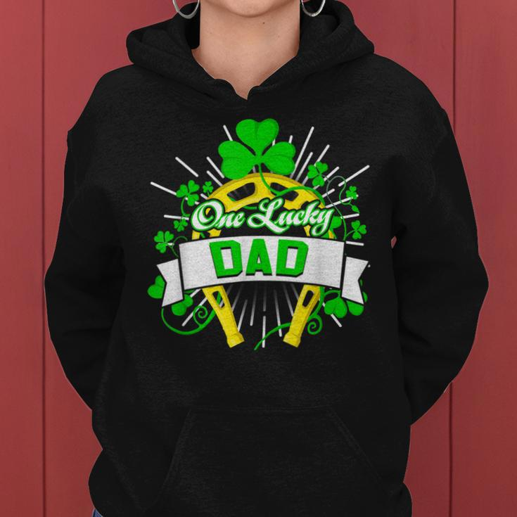 One Lucky Dad Happy St Patricks Day Shamrock Gifts Family Women Hoodie