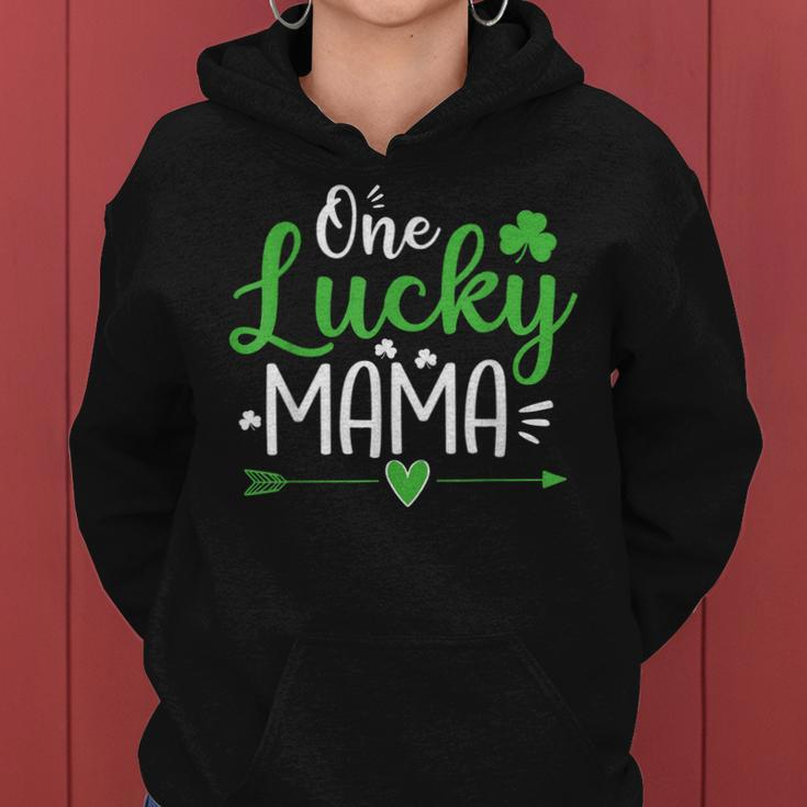 One Lucky Mama Shirt St Patricks Day Funny Mom Gift Women Hoodie