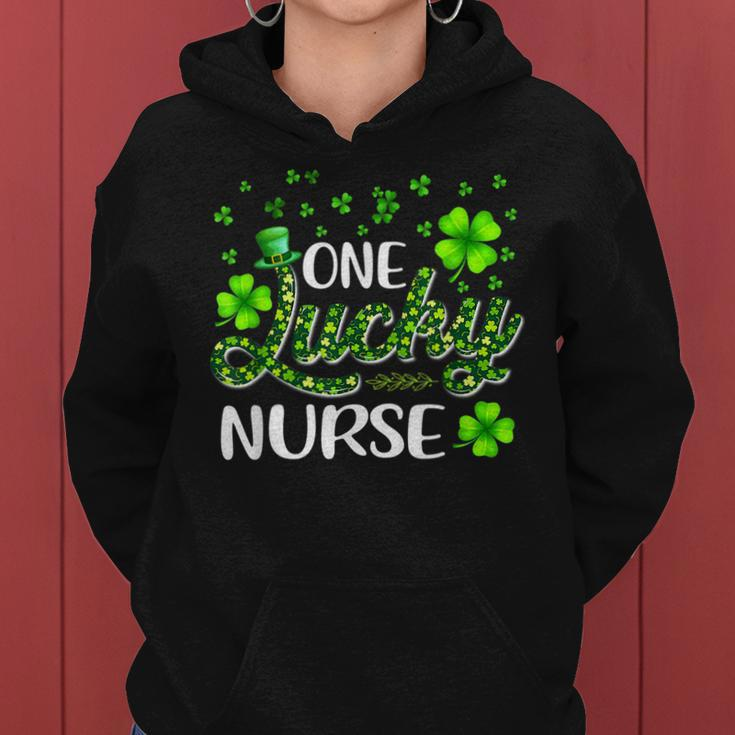 One Lucky Nurse Cute Gnome Shamrock St Patricks Day V2 Women Hoodie