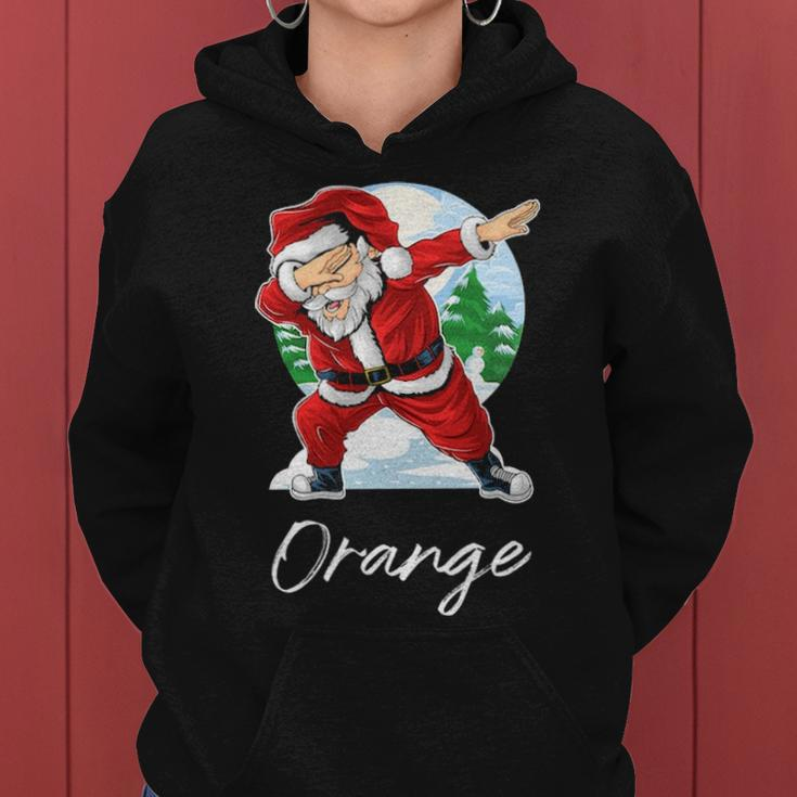 Orange Name Gift Santa Orange Women Hoodie