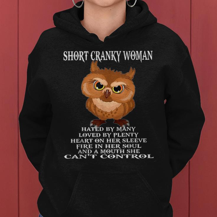Owl Short Cranky Woman Hated By Many Women Hoodie