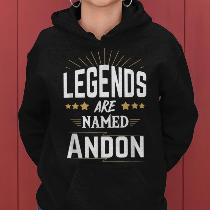 Personalisiertes Legends Are Named Andon Hoodie, Sternen-Design Unisex