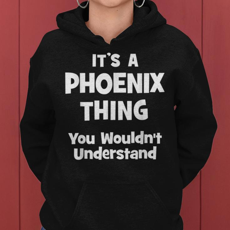Phoenix Thing College University Alumni Funny Women Hoodie