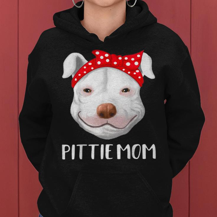 Pitbull Dog Lovers Pittie Mom Mothers Day Pit Bull Women Hoodie
