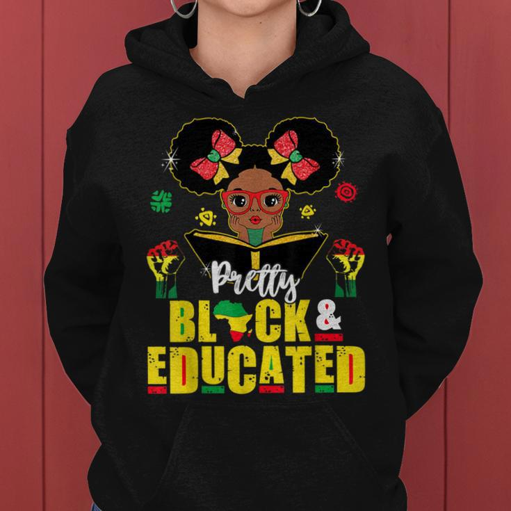Pretty Black And Educated I Am The Strong African Queen V4 Women Hoodie