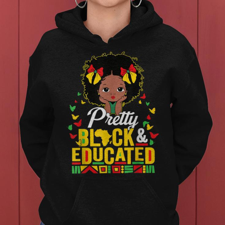 Pretty Black And Educated I Am The Strong African Queen V6 Women Hoodie