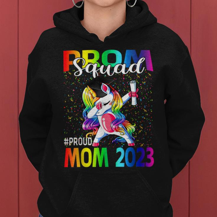 Prom Squad Proud Mom Class Of 2023 Unicorn Women Hoodie