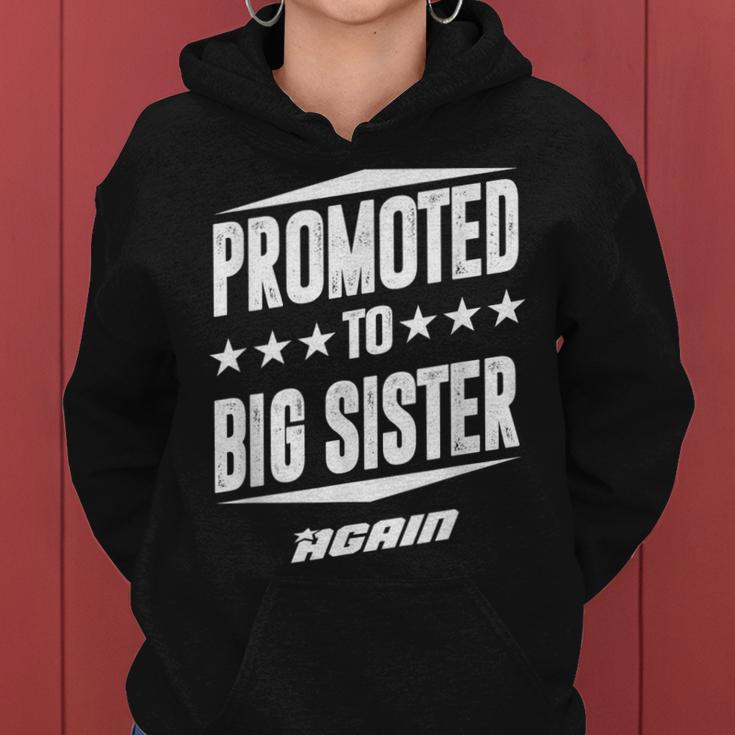 Promoted To Big Sister Again Women Hoodie