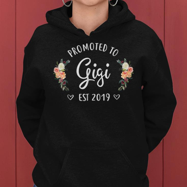 Promoted To Gigi Est 2019 New Grandma Mothers Day Women Hoodie