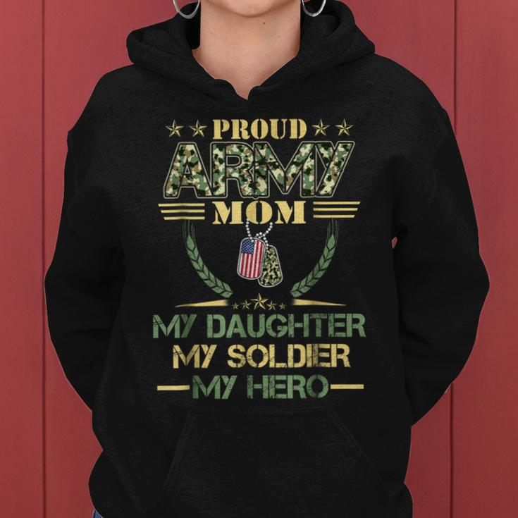 Proud Army Mom Daughter Veteran Women Hoodie