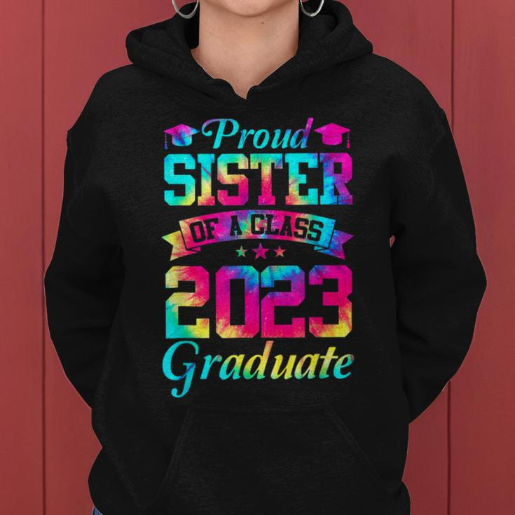 Proud Sister Of A Class Of 2023 Graduate Senior 23 Women Hoodie