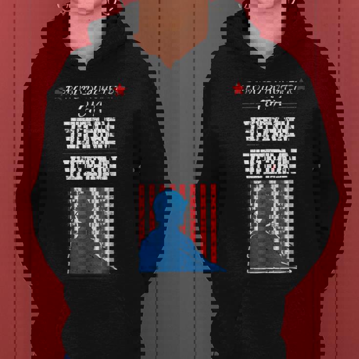 Prouddaughter Of A VietnamveteranArmySoldiers Women Hoodie