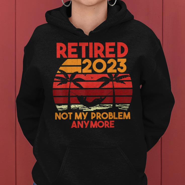 Retired 2023 Funny Vintage Retirement 2023 Humor Gifts Men Women Hoodie
