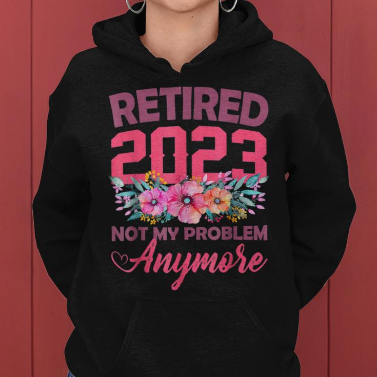 Retired 2023 Retirement Gifts For Women 2023 Cute Pink Women Hoodie