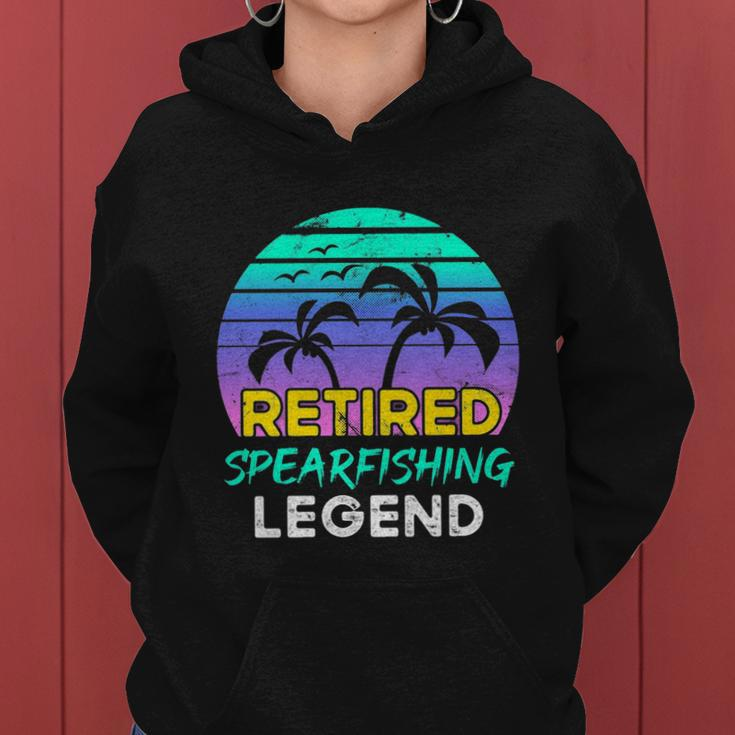 Retired Spearfishing Legend Women Hoodie