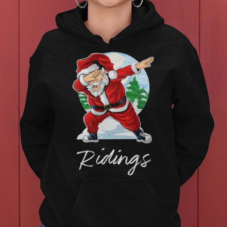 Ridings Name Gift Santa Ridings Women Hoodie