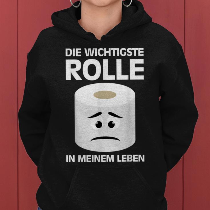 Rolle Klopapier Toilettenpapier Lustige Sprüche Witzige Wc Frauen Hoodie