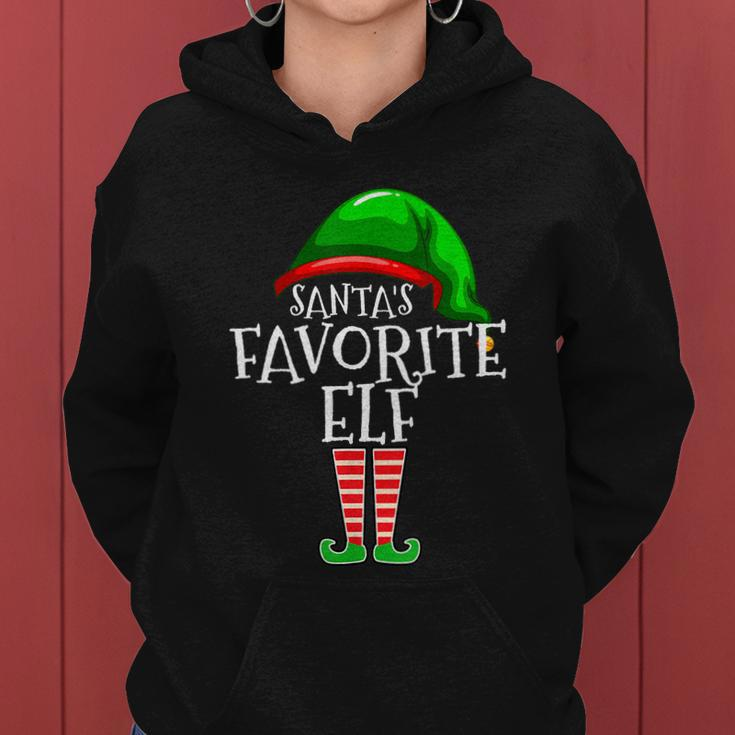 Santas Favorite Elf Group Matching Family Christmas Gift Tshirt Women Hoodie