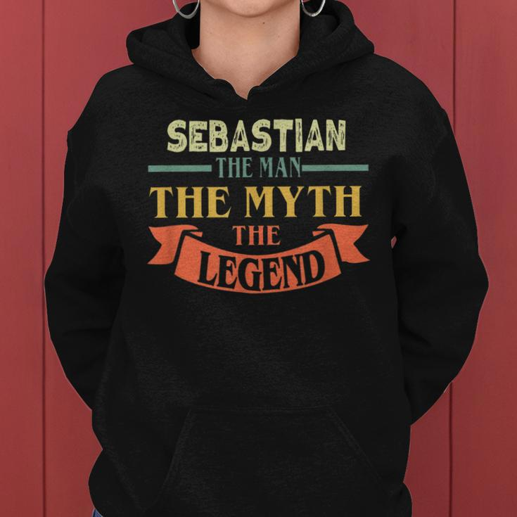 Sebastian Der Mann Mythos Legende Hoodie, Personalisiert