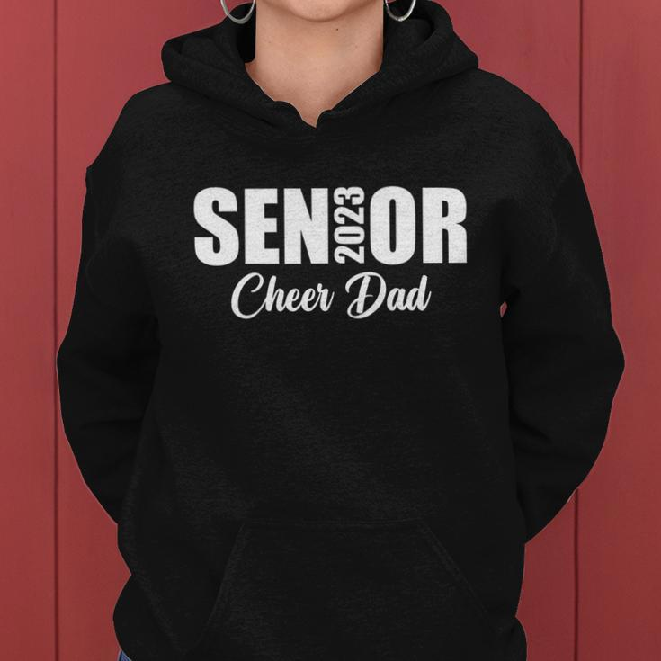 Senior Cheer Dad 23 Cheerleader Parent Class Of 2023 V2 Women Hoodie
