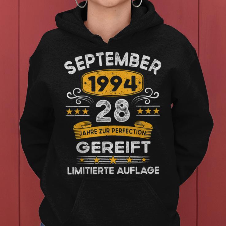 September 1994 Lustige Geschenke 28 Geburtstag Frauen Hoodie