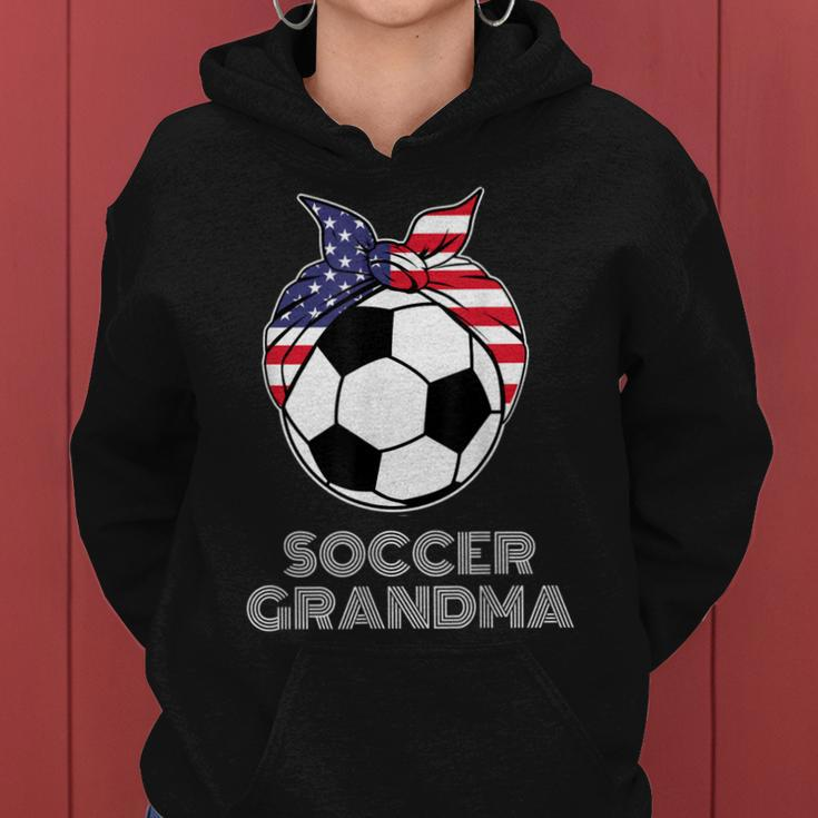 Soccer Grandma Grandparents Us Grandmom Soccer Player Women Hoodie