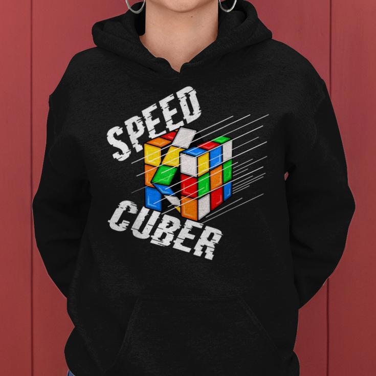 Speed Cuber Speed Cubing Puzzles Cubing Puzzles Women Hoodie